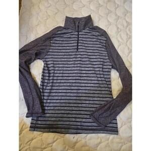 Lululemon Striped Half-Zip shirt size 8